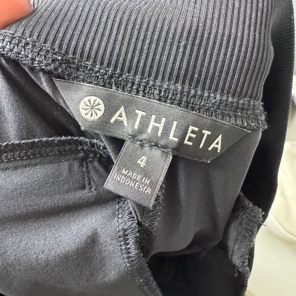 ATHLETA brooklyn ankle mid rise pants in black size 4 - Picture 7 of 8